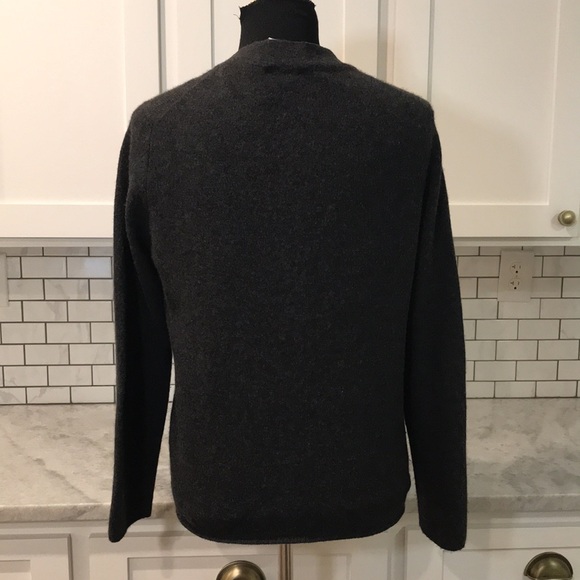 Chanel Cashmere Sweater Set Womens 44 Gray Cardigan 90s Luxury - Picture 6 of 14